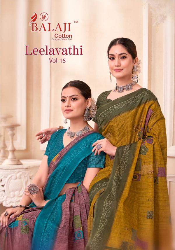 Balaji Leelavathi Vol-15 – Cotton Sarees